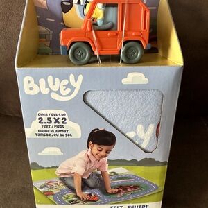 Bluey Toy Car Playset
